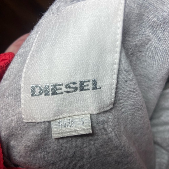 Diesel Kids Size 3t Jacket Red And Blue With Pockets Embroidered Logo - Picture 9 of 10